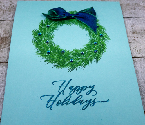 BlueGreenWreathClose