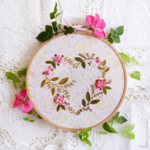 EmbroideredFlowerHeart